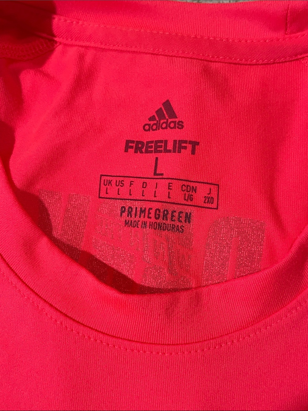 Adidas Mens L Graphic Motivational Gym T Shirts Lot Of 2 Purple Neon Pink - Picture 5 of 13